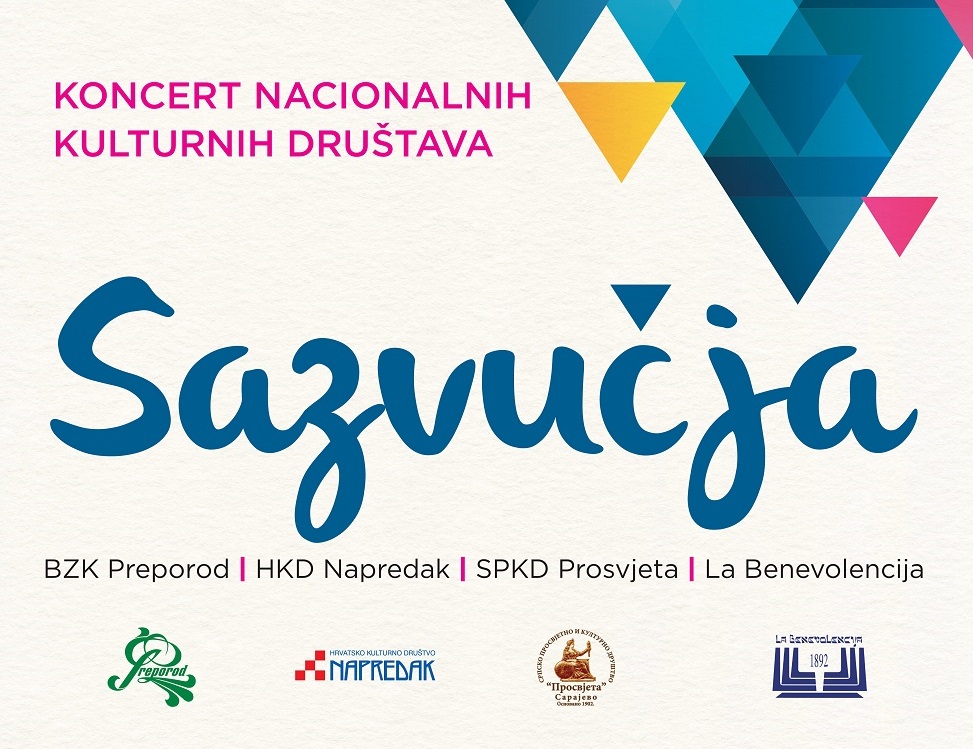 Koncert “Sazvučja” u organizaciji četiri nacionalna kulturna društva u Bosni i Hercegovini
